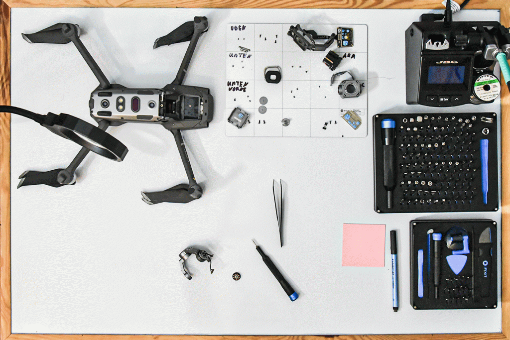 Drohnen Reparatur Service LEDrone Lokale schnelle und transparente Reparaturen an Drohnen